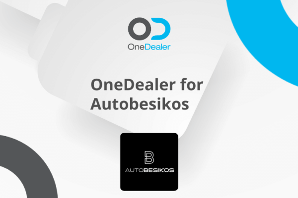 OneDealer sigue impulsando la innovación. Lanza un motor de ventas de coches usados, por primera vez para Autobesikos S.A.
